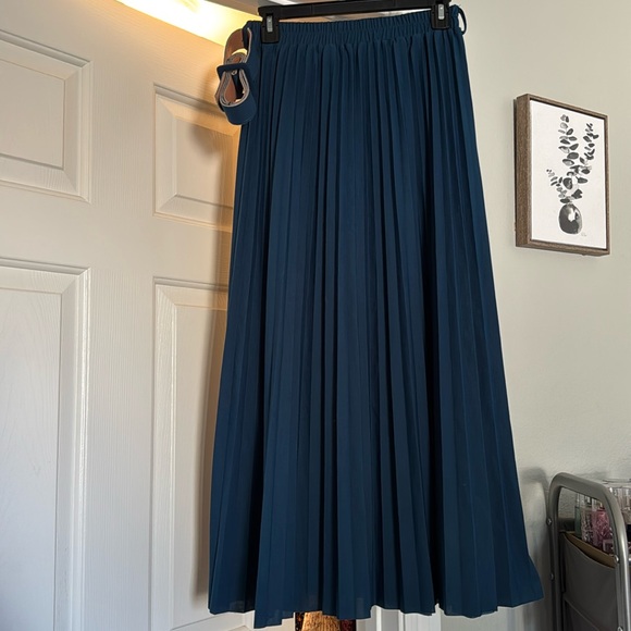 SHEIN Dresses & Skirts - Teal pleaded skirt